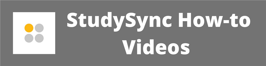 Study Sync How-to Videos